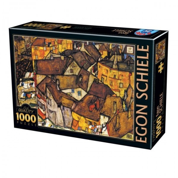 Półksiężyc domów, Schiele (1000el.) - Sklep Art Puzzle