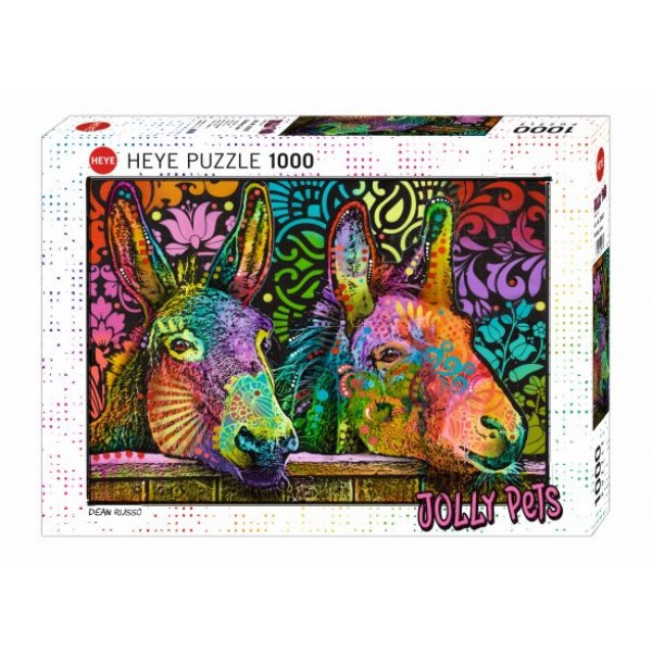 Zakochane osły, Jelly Pets (1000el.) - Sklep Art Puzzle