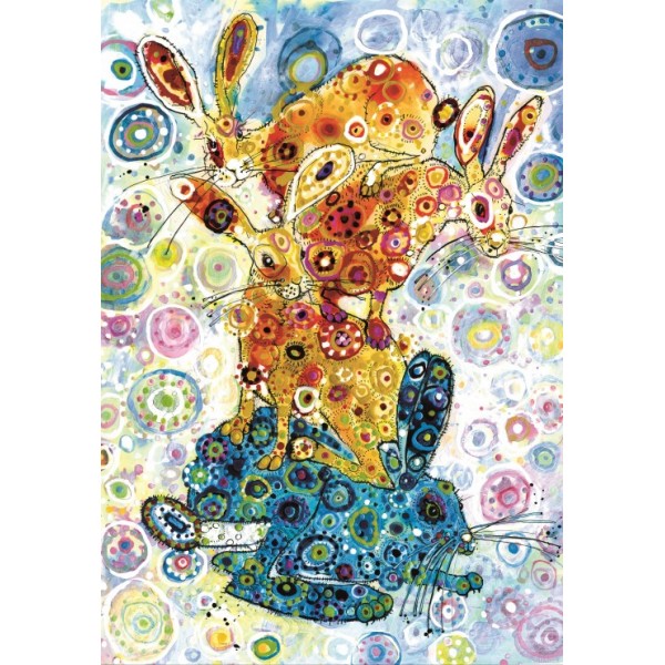 Sally Rich, Kolorowe króliki (300el.) - Sklep Art Puzzle
