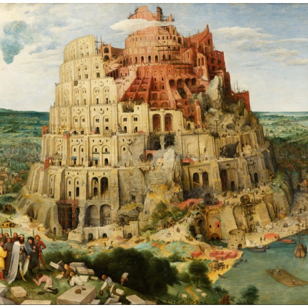 Wieża Babel. Brueghel, 1563 (1000el.) - Sklep Art Puzzle