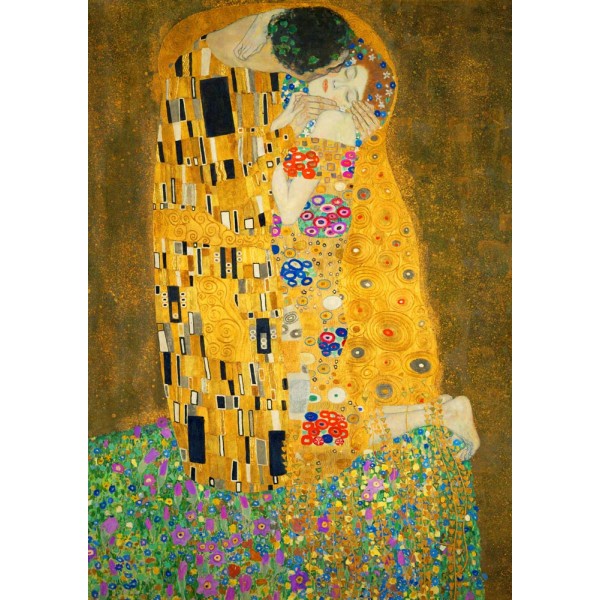 Pocałunek, Gustav Klimt, 1908 (1000el.) - Sklep Art Puzzle