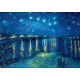 Gwiaździsta noc nad Ronem, Vincent van Gogh,1888 (1000el.) - Sklep Art Puzzle