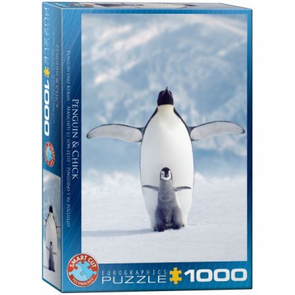 Rodzinka pingwinów (1000el.) - Sklep Art Puzzle