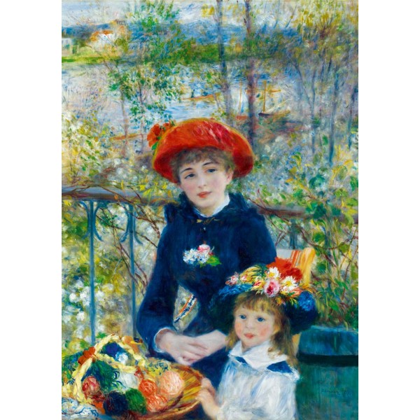Dwie siostry na tarasie, Renoir, 1881 (1000el.) - Sklep Art Puzzle