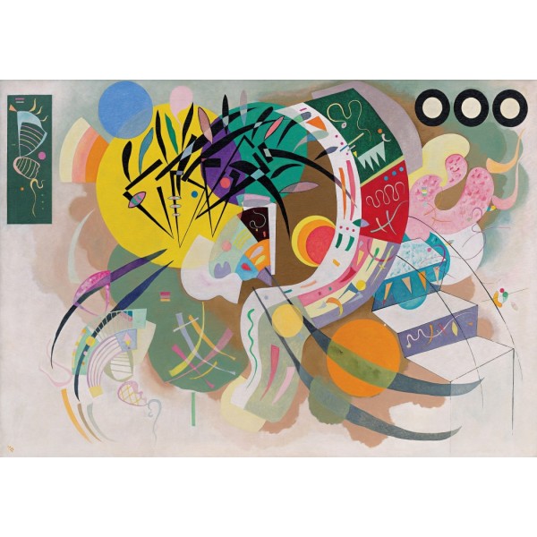 Dominacja kreski, 1936, Kandinsky (1500el.) - Sklep Art Puzzle