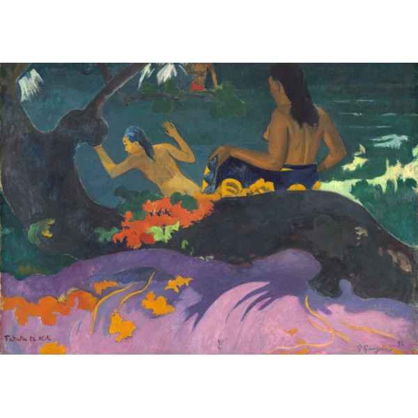 Fatata te Miti, Paul Gauguin (1892) - Sklep Art Puzzle