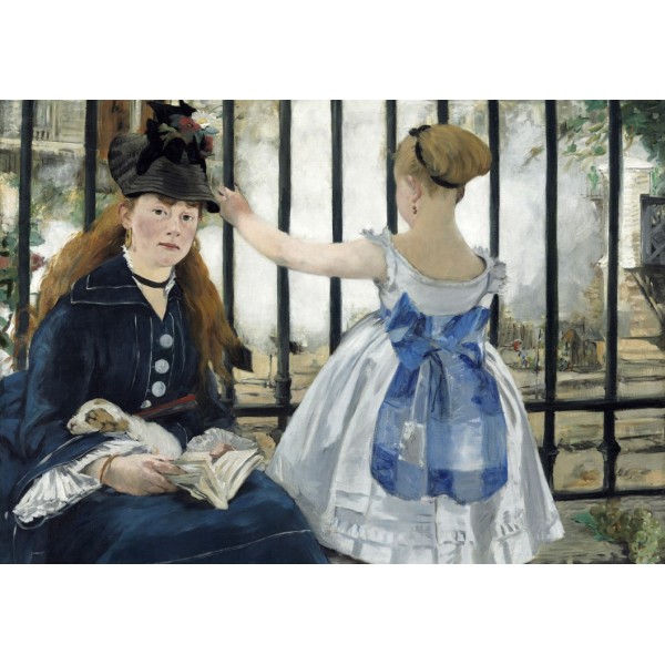Na stacji kolejowej, Edouard Manet (1873) - Sklep Art Puzzle