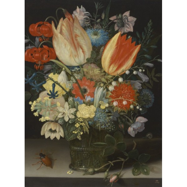 Martwa natura z tulipanami, Peter Binoit, 1623 (2000el.) - Sklep Art Puzzle