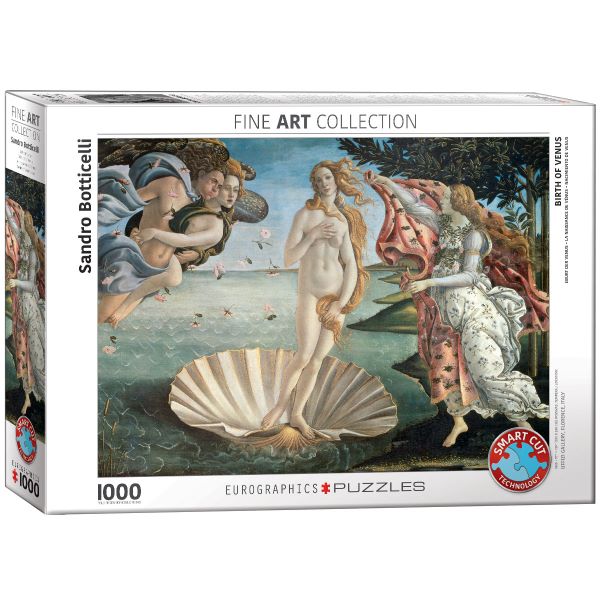 Narodziny Wenus, Botticelli,1000el.(Smart Cut Technology) - Sklep Art Puzzle