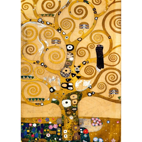 Drzewo życia, Gustav Klimt, 1909,1000el.(Lekko uszkodzone pudełko)​​ - Sklep Art Puzzle