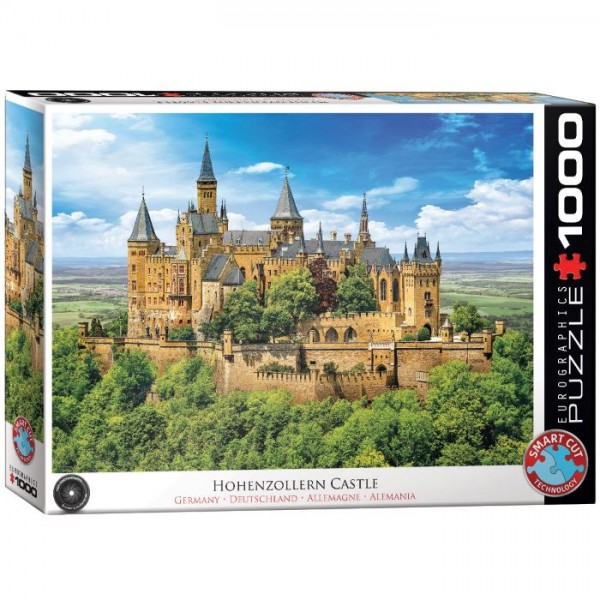 Niemcy, Widok na zamek Hohenzollern,1000el.( Smart Cut Technology)​​​ - Sklep Art Puzzle