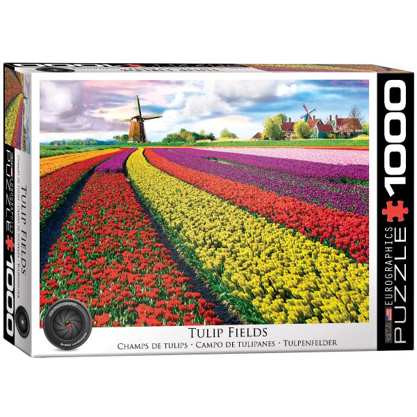 Holandia, Pole tulipanów, 1000el. (Smart Cut Technology) - Sklep Art Puzzle