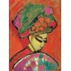 Młoda kobieta w kwiecistym kapeluszu, Jawlensky , 1910 (2000el.) - Sklep Art Puzzle