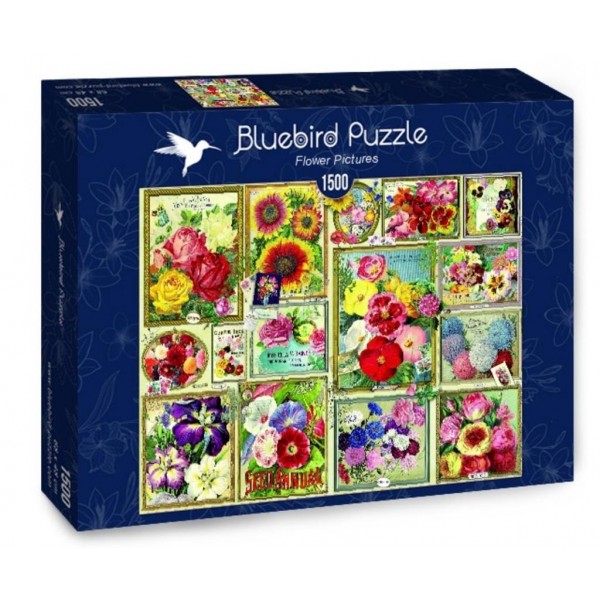 Kwiaty, 1500el,(Lekko uszkodzone pudełko) - Sklep Art Puzzle