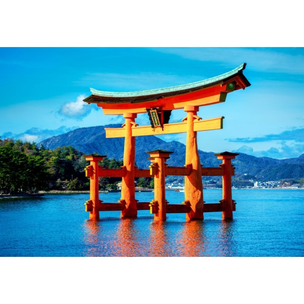 Brama Świątyni Itsukushima, 1500el.(Lekko uszkodzone pudełko) - Sklep Art Puzzle