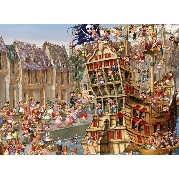 Ruyer Francois, Piraci , 4000el. (Lekko uszkodzone pudełko) - Sklep Art Puzzle