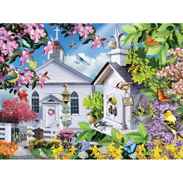 Kolorowy ogród, Lori Schory (1000el.) - Sklep Art Puzzle