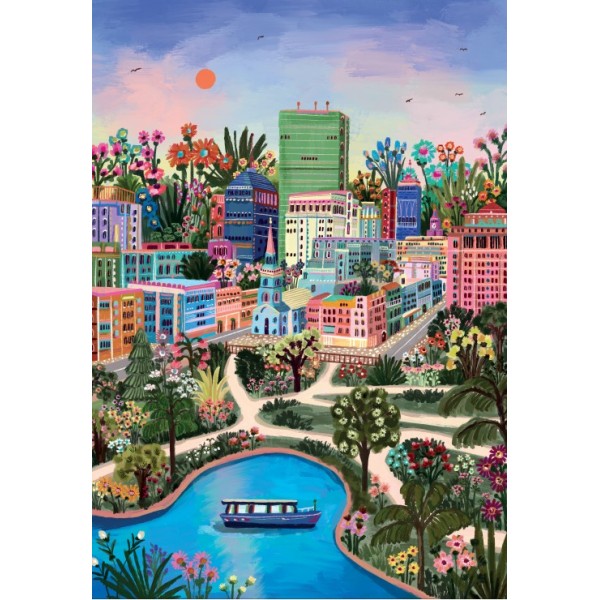 Boston, Widok na centrum (1000el.) - Sklep Art Puzzle