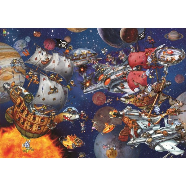 Ruyer Francois, Kosmiczna bitwa (1000el.) - Sklep Art Puzzle